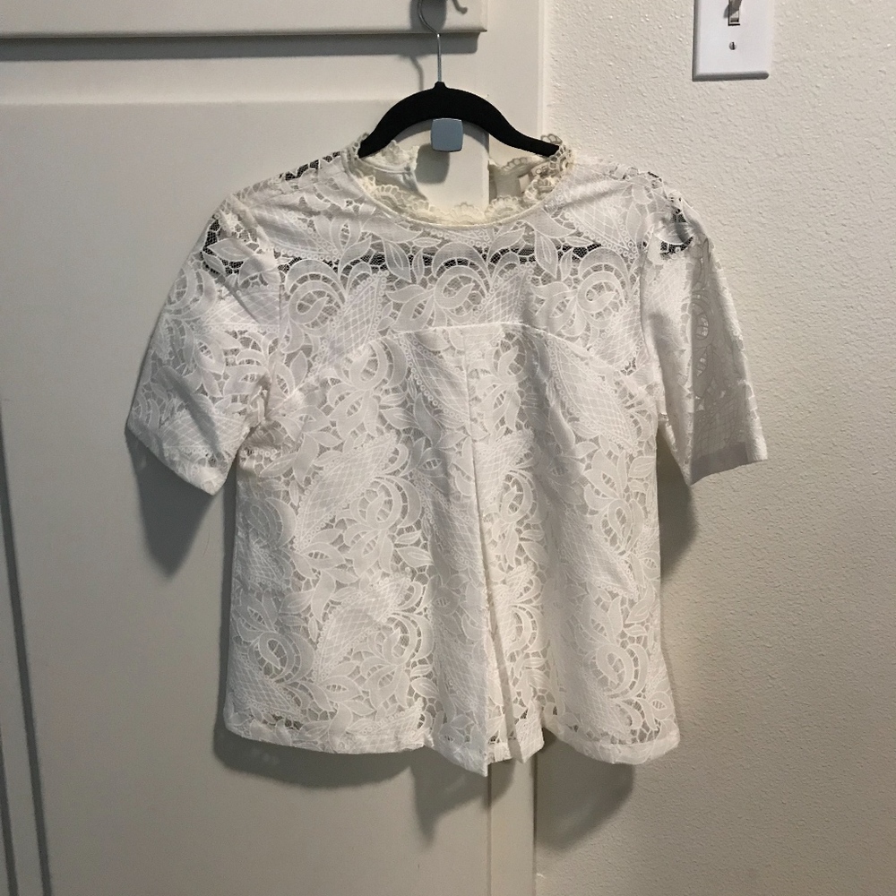 White Lace Top